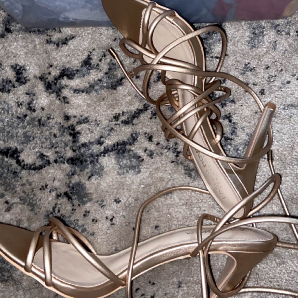 Lace up heels